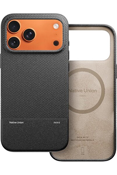 Native Union جراب ماج سيف ري كلاسيك لجهاز آيفون 17 برو ماكس - أسود