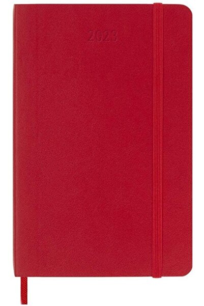 Moleskine Weekly Planner 2023, 12-month Pocket Soft Cover, Scarlet Red (9 x 1...