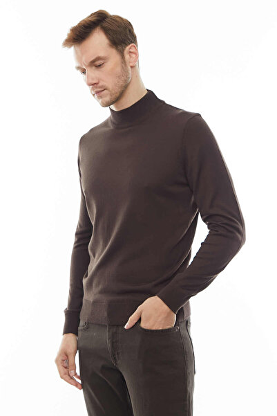 PAULMARK Ανδρικό πλεκτό πουλόβερ με μισό γιακά ψαράδικο