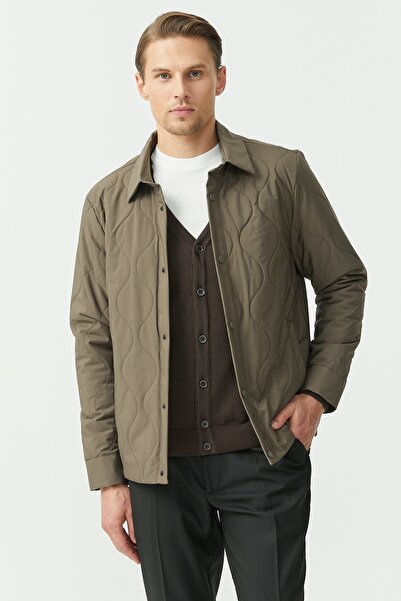 PAULMARK Men's Slim Fit Snap Closure Jacket