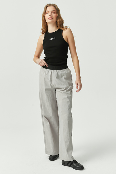 PAULMARK Women's Elastic Waist Trousers