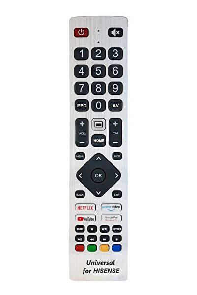 OEM Universal remote control compatible with HISENSE TV 45 Keys (646)