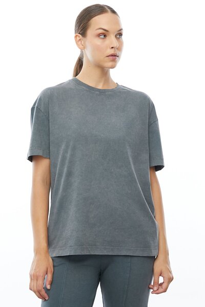 PAULMARK Πλενόμενο μπλουζάκι Basic oversized