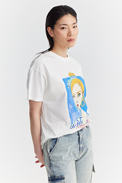 PAULMARK Γυναικείο μπλουζάκι με στάμπα