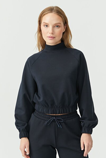 PAULMARK Γυναικείο μπλουζάκι με ελαστικό άκρο φούστας