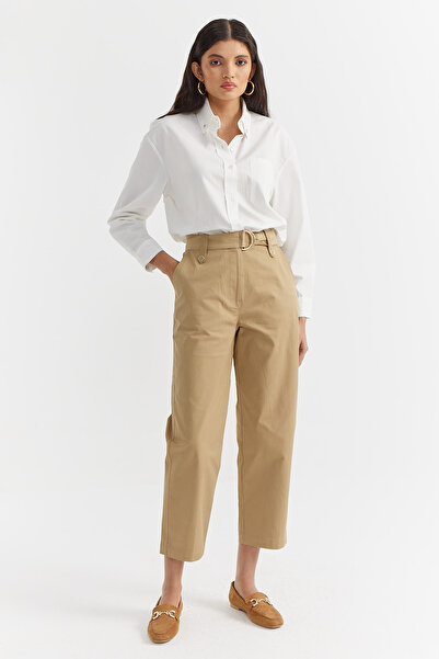 PAULMARK Γυναικείο παντελόνι με ζώνη