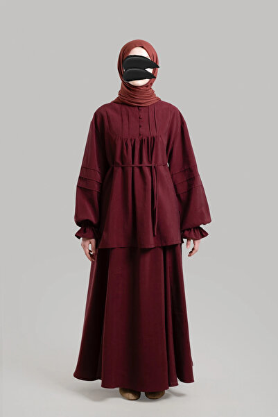 Lemaye Ribbed Tenselsoft Tunic - Burgundy