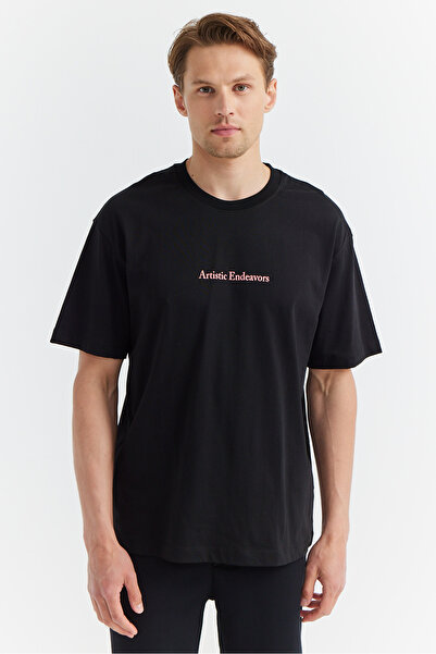 PAULMARK Ανδρικό μπλουζάκι με στάμπα με λαιμόκοψη