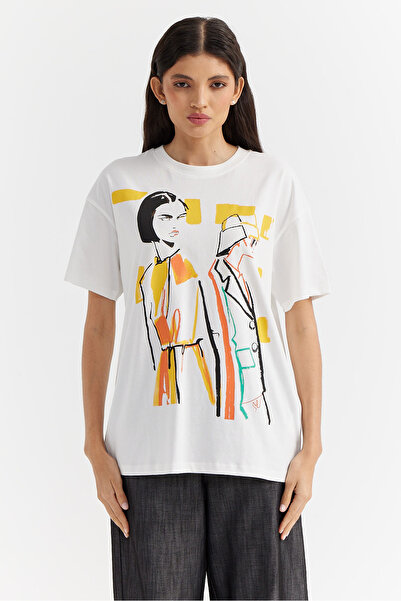 PAULMARK Γυναικείο μπλουζάκι με στάμπα