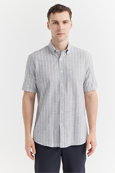 PAULMARK Ανδρικό πουκάμισο με ριγέ σχέδιο