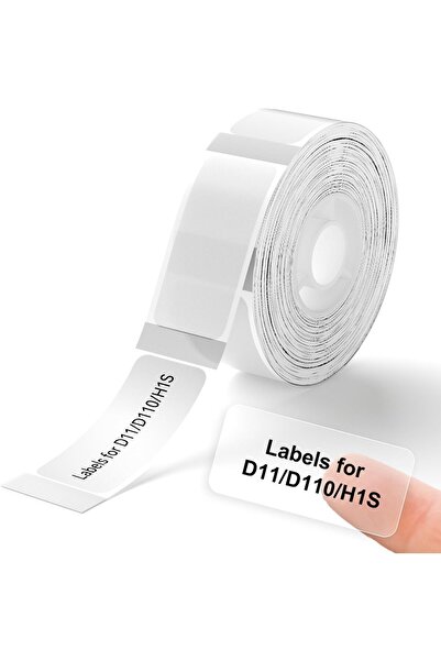 NiiMbot D11 Transparent Thermal Label Paper, 210 Labels/Roll, 14×30 mm