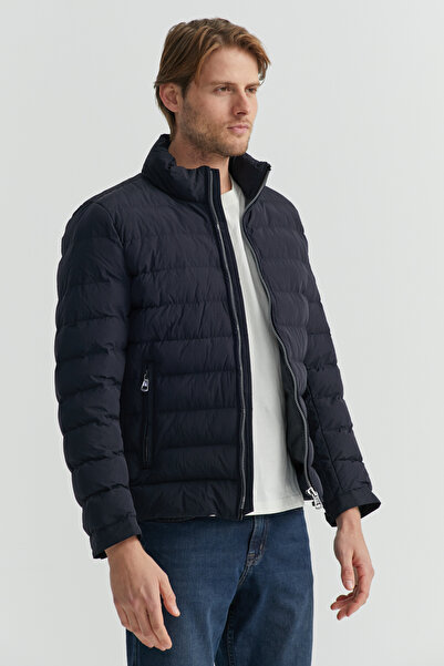 PAULMARK Ανδρικό κοντό παλτό με γιακά δικαστή