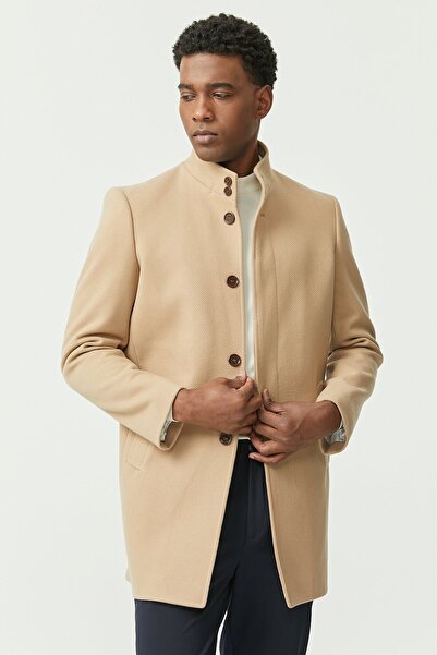 PAULMARK Ανδρικό παλτό με γιακά Hakim