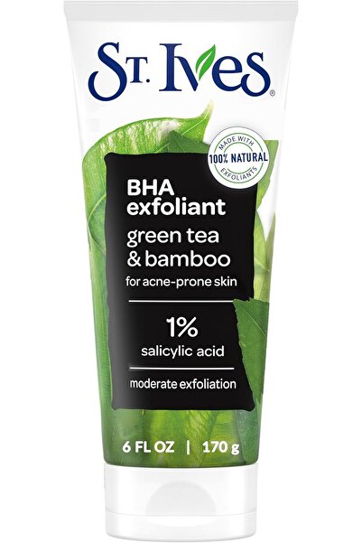 St. Ives مقشر الوجه بالشاي الأخضر لإزالة الرؤوس السوداء، 170 جم