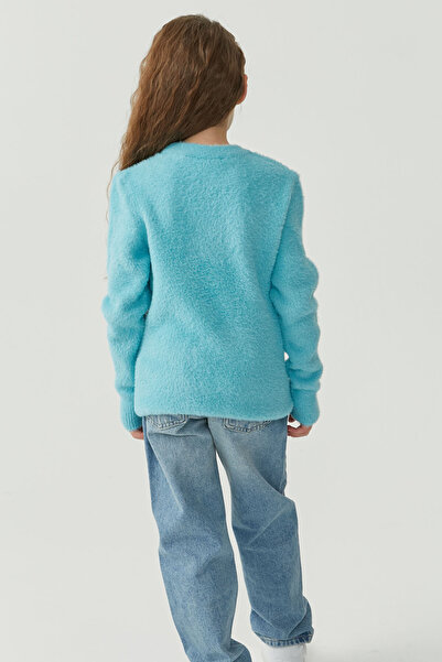 PAULMARK Girl's Soft Textured Knitwear Sweater