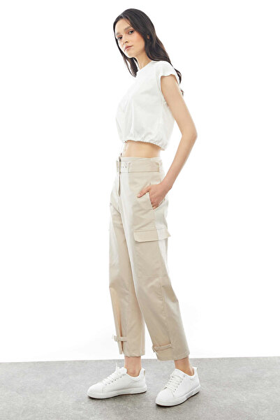 PAULMARK Kemer Detaylı Yandan Cepli Pantolon