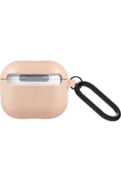 Native Union Roam Case for AirPods (3rd Gen) - Smooth Minimalist Case with Clip (Peach)