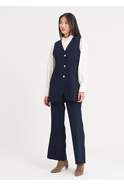 Armağan سترة طويلة بأزرار