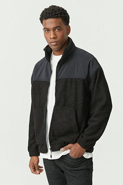 PAULMARK Ανδρικό παλτό ψηλός λαιμός με απαλή υφή