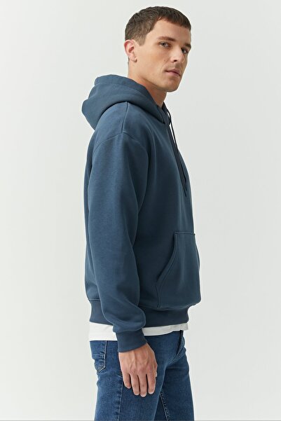 PAULMARK cu glugă supradimensionat Top de sport