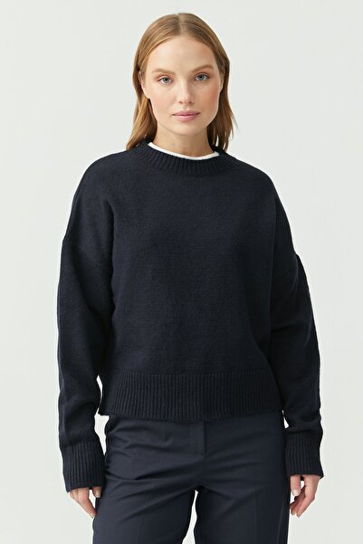 PAULMARK Γυναικείο Πλεκτό πουλόβερ με λαιμόκοψη