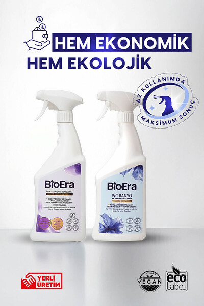 BioEra Ekonomik Paket Yağ Sökücü + WC & Banyo Temizleyici