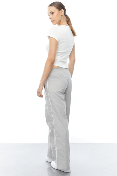 PAULMARK Παντελόνι από ύφασμα αλεξίπτωτου διπλής λωρίδας