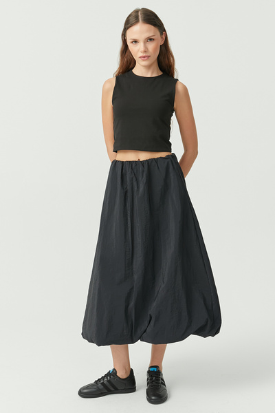 PAULMARK Fusta din material parașută pentru femei