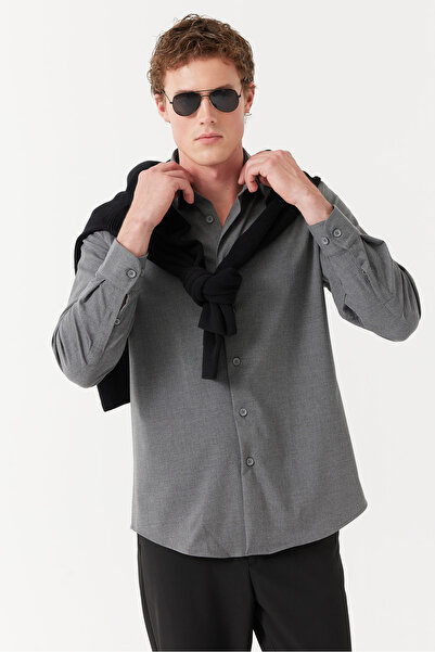 PAULMARK Ανδρικό πουκάμισο κανονικού τύπου