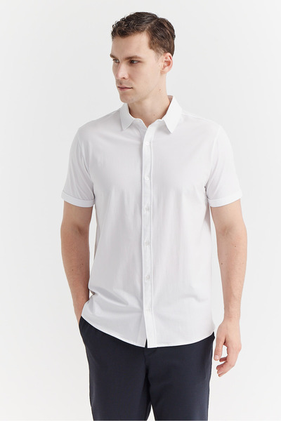 PAULMARK Чоловічий гольф з коротким рукавом Сорочка