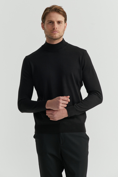 PAULMARK Pulover pentru bărbați Half Fisherman Knitwear