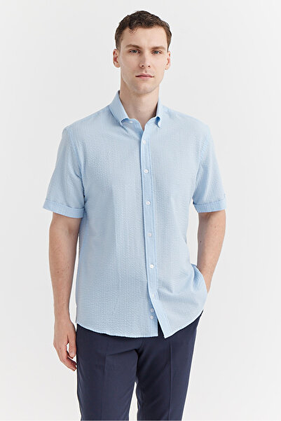 PAULMARK Ανδρικό κοντομάνικο πουκάμισο