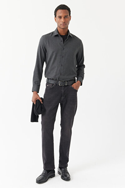 PAULMARK Blugi pentru bărbați talie înaltă slim fit