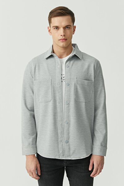 PAULMARK Ανδρικό πουκάμισο με κουμπωτά και τσέπες