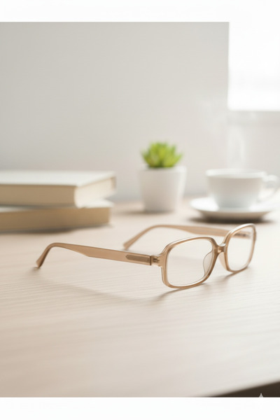 BluePepper GLAMY Kare Model Optik Uyumlu Mavi Işık Korumalı Gözlük Modern Çer...