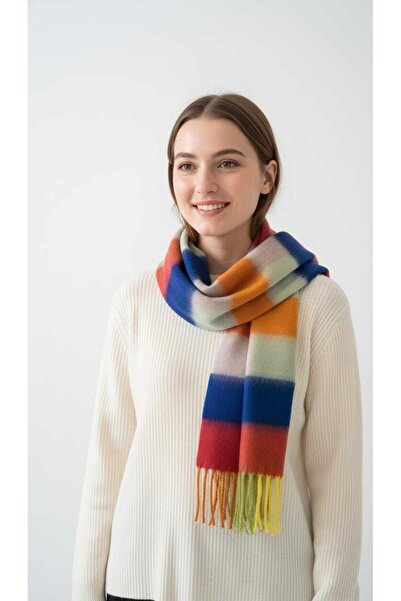 Tradinyom Soft and Warm Feminine Knitwear Neck Scarf in Fashionable Colors – for a Cozy Winter