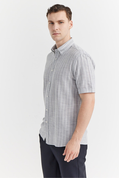 PAULMARK Ανδρικό πουκάμισο με ριγέ σχέδιο