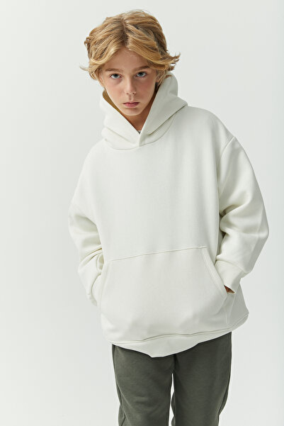 PAULMARK Top pentru băieți supradimensionat cu glugă