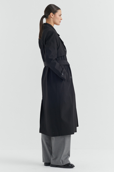 PAULMARK Kadın Kemerli Trençkot