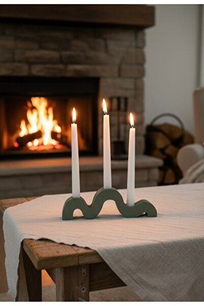 DOAHOMECONCEPT Dalgalı Modern Pinterest Şamdan Mumluk