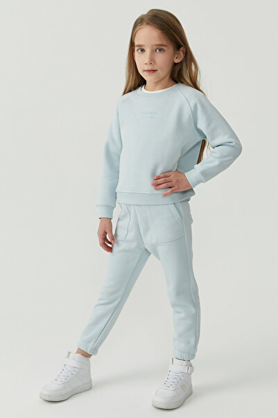 PAULMARK Girl's Elastic Waist Sweat Bottoms
