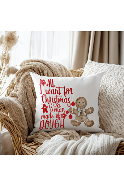 Evmila Калъф за възглавница с кадифено покритие с мотив „Cookie Man“ 43x43 cm...