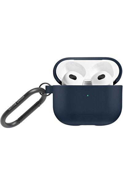 Native Union Roam Case for AirPods (3rd Gen) – Smooth Minimalist Case with Clip (Indigo)