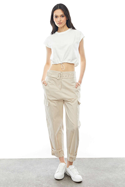 PAULMARK Kemer Detaylı Yandan Cepli Pantolon