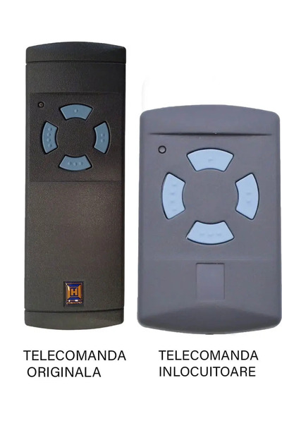 OEM Replacement remote control for 2 and 4-channel garage doors, fixed code 868.35MHz, Hormann HS4-868 compatible