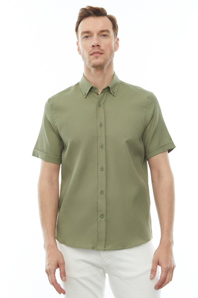 PAULMARK Πουκάμισο με κοντό μανίκι με κουμπιά