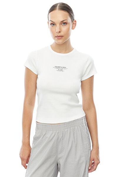 PAULMARK Women's Minimal Letter Print Bodysuit