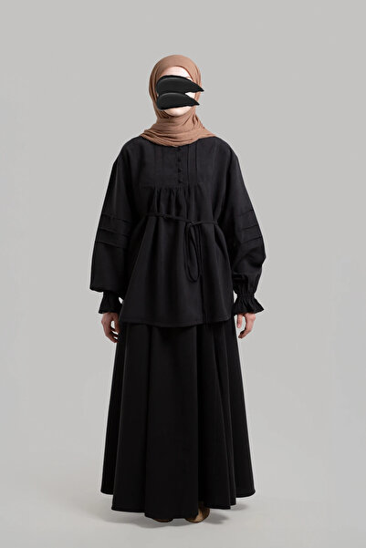 Lemaye Ribbed Tenselsoft Tunic - Black