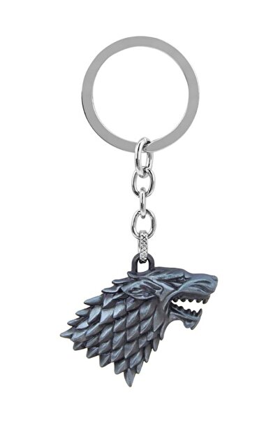 HALAMODO سلسلة مفاتيح تحمل شعار بيت ستارك من مسلسل صراع العروش
