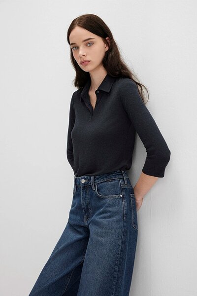 Mavi Erkek Siyah Polo Tişört 1613647-80022